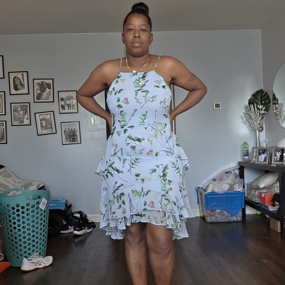 Floral Halter Dress